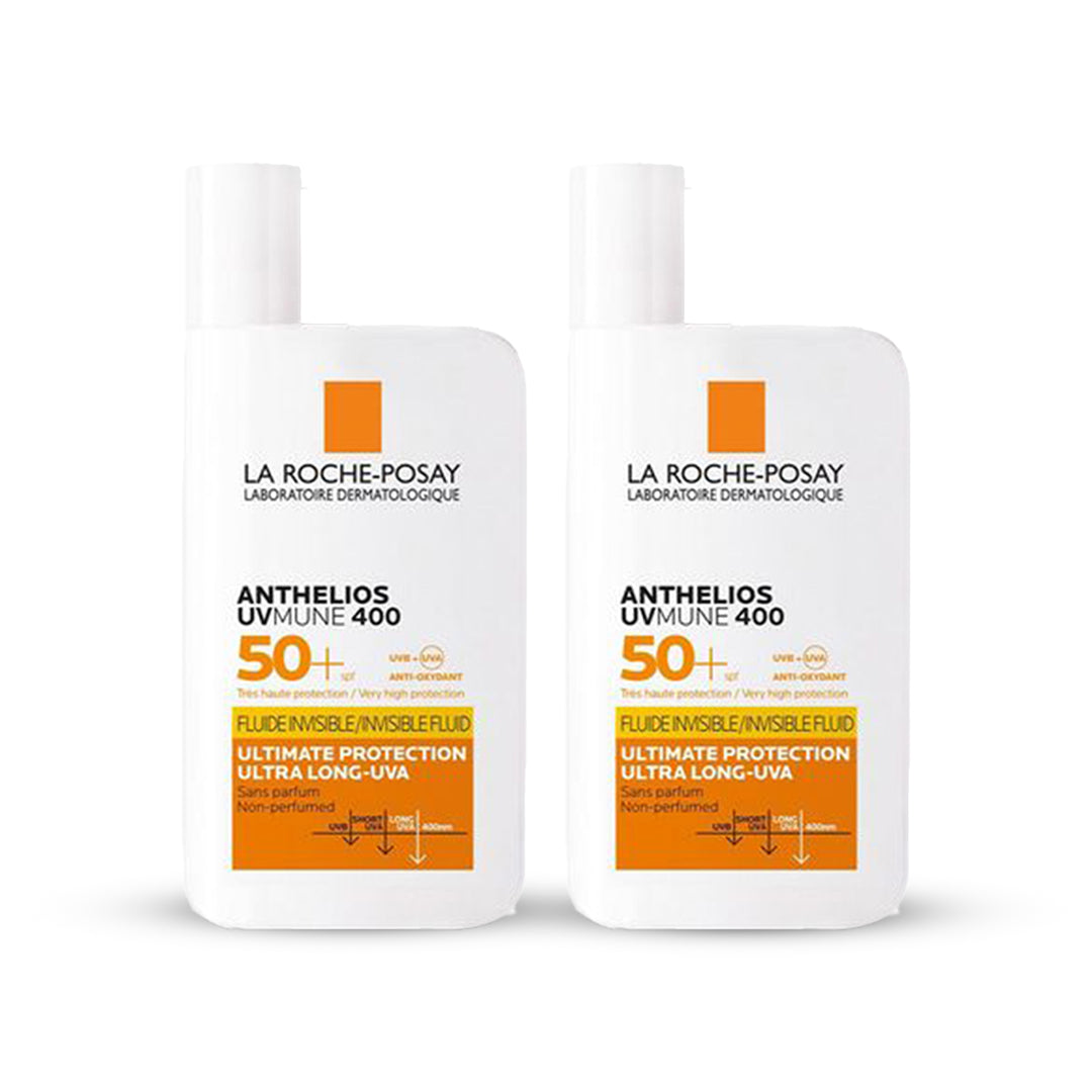 Buy One Get One La Roche-Posay Anthelios Shaka UVMUNE Oil Control Fluid SPF50+ 50Ml